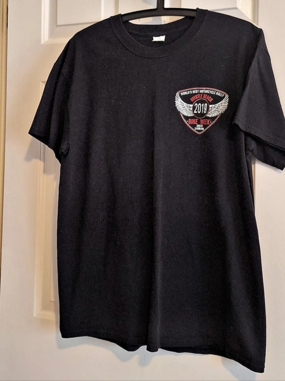 Myrtle Beach Bike Week 2019 graphic tee Black Graphic Short Sleeve Tee Like New
